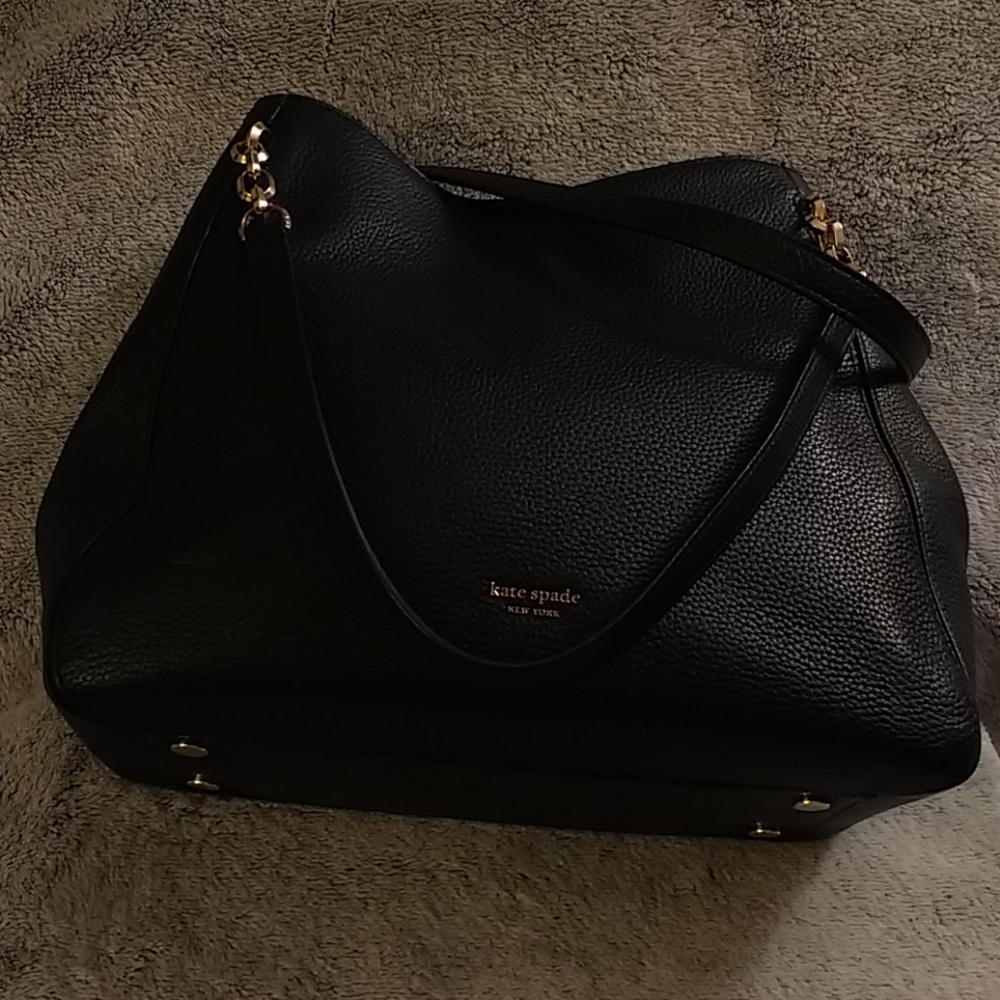 Authentic Kate Spade soft black leather bag